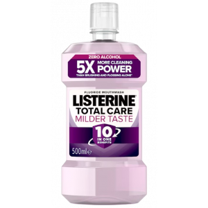 LISTERINE ® TOTAL CARE MILDER TASTE SMOOTH MINT MOUTHWASH 500 ML